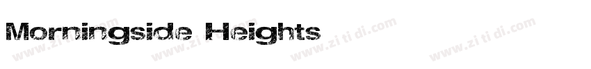 Morningside Heights字体转换